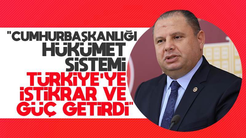 Öztürk: “Parlamenter sistem Türkiye’ye zaman kaybettirdi”